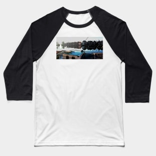 Dutch harbor in wintertime Baseball T-Shirt